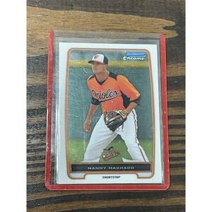 2012 Bowman Chrome Manny Machado #BCP217 Rookie Sports Baseball Trading Card